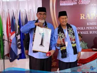 Pasangan USSALI Dapat No Urut 1 Untuk Pilkada Inhil 2024